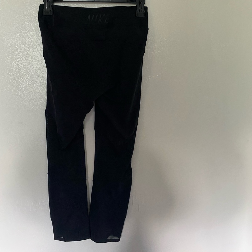 Nike Black Leggings Mesh Small